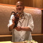 銀座 しのはら - 笑顔で活伊勢海老と