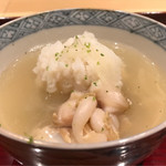 銀座 しのはら - 鱧と蛤、チリ醤油で