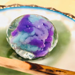 銀座 しのはら - 白餡の紫陽花ゼリー