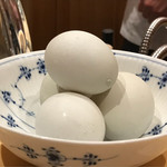 銀座 しのはら - 青白い卵