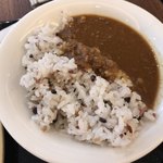 モンマルトル - ひき肉カレー  あまり油っこくなくて良い