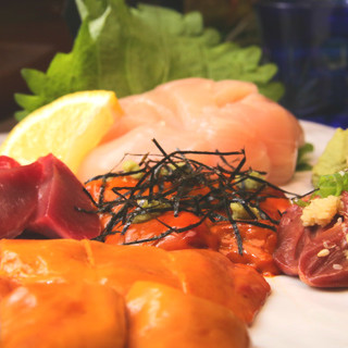 [Very popular] Assorted chicken sashimi