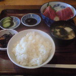 豆でん - 刺身定食　750円