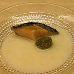 緒方 - 鮑　桃のスープで