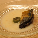 緒方 - 鮑　桃のスープで