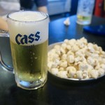 굿앤닭 - 生ビール(생맥주:センメクチュ)2000cc 14000₩