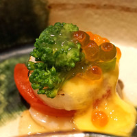 ぎおん 佐藤 - ホタテとトマトの酢のもの