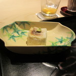 銀座うち山 - 焼きゴマ豆腐