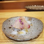 天ぷら たけうち - 長崎天然縞鯵3日寝かせ