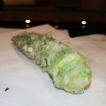 天ぷら たけうち - 朝採れオクラ