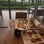 ホテル オリオン - 伊江島を見ながらの朝食