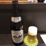 基庵 - アサヒ スーパードライ中瓶♪