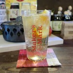 灯 - オレンジピールハイボール