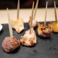 中目黒 いぐち 本店 - ピンチョス（砂肝、ハラミ、ハツ、ボンジリ、さえずり、とっくり））