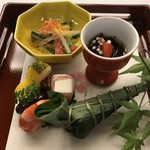 川甚 - 美しいお料理。どのお料理も美味しくいただくことが出来ました。