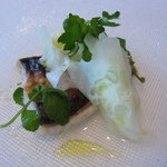 アーリア ディ タクボ - ウナギの白焼き　加賀太キュウリと