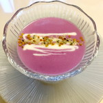 Kao Kamakura Gokurakuji - 紫芋とヨーグルトの冷たいスープ