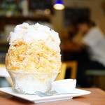 かき氷 アッサム&ディンブラ (￥800)