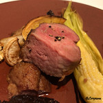 カーサ・デル・チーボ - チンタセネーゼのアッロースト黒にんにくのソース