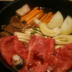 すき焼き 牛しゃぶ 松重 - 