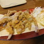 酒処 ひなた - せせり竜田揚げ 480円