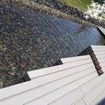 大湯えんがわカフェ - 足湯♪ えんがわカフェ前にあります