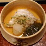 瓢亭 - 白身の蒸物