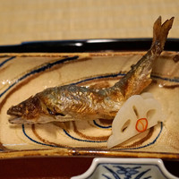 瓢亭 本店 - 小鮎の塩焼き