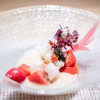 ガストロノミーソール ヤナギヤ - 鱧のショーフロワ　オセトラキャビアを添えて