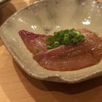 鮨 さかい - ◆イサキ（糸島）のづけ・・生姜が効いていて美味しい。
