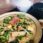 チャンプルー食堂 - ゴーヤチャンプル定食¥600