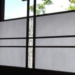 水戸中華そば むじゃき食堂 - 透かしの障子