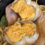 ラーメン 末廣家 - 双子ちゃんの味玉