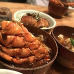 ROKU KANDA - 塩焼きした伊勢海老を出汁にした味噌汁