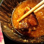 麺匠 竹虎 - 半分齧っちゃったけどバラチャーシュー