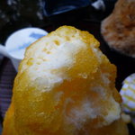 阿左美冷蔵 金崎本店 - まるごとみかんに練乳かけたところ