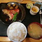 魚亥子 - 金目鯛の煮付け定食！