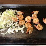 丸福 - えびバター焼アップ上
