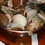 三亀松 - 大量のホタテ