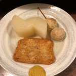 おかめ - 大根、いか天、鳥つくね