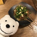Kushikatsu Dengana - どて焼きねぎ生姜 Doteyaki Beef Sinew stewed in Miso and Mirin with Leek and Ginger at Kushikatsu Dengana
