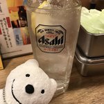 Kushikatsu Dengana - なにわシルバー Naniwa Silver Shochu Highball at Kushikatsu Dengana, Ryogoku！♪☆(*^o^*)