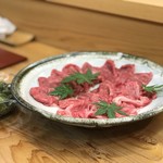 馬場乃町 はやし - 進肴  米沢牛と順才 しゃぶしゃぶ 