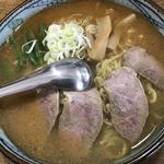 らあめん武蔵 - 味噌ラーメン@750円大盛り+100円