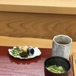 馬場乃町 はやし - 香の物 と 汁物