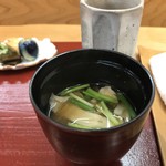 馬場乃町 はやし - 白舞茸のお味噌汁