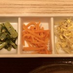 東京純豆腐 - 日替わりスンドゥブ（ホタテとアサリ） ¥1,140→¥1,000 に付くナムル