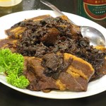 台湾客家料理 新竹 - 台湾高菜と豚バラ醤油煮（梅菜扣肉）