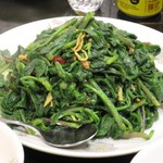 台湾客家料理 新竹 - 白鳳菜の炒め