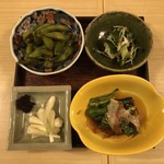 旬菜 おぐら家 - 初夏野菜旬菜盛り